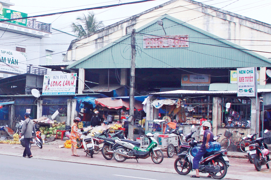 Chợ Đồn ngày nay.                                                                                                         Ảnh: A.S