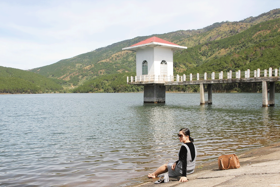 Hồ thủy lợi Tân Sơn. Ảnh: Đ.A.D
