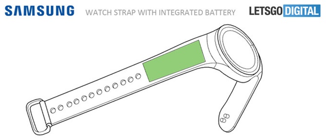 Dây đeo Samsung Gear S4 có thể tích hợp pin và cảm biến vân tay