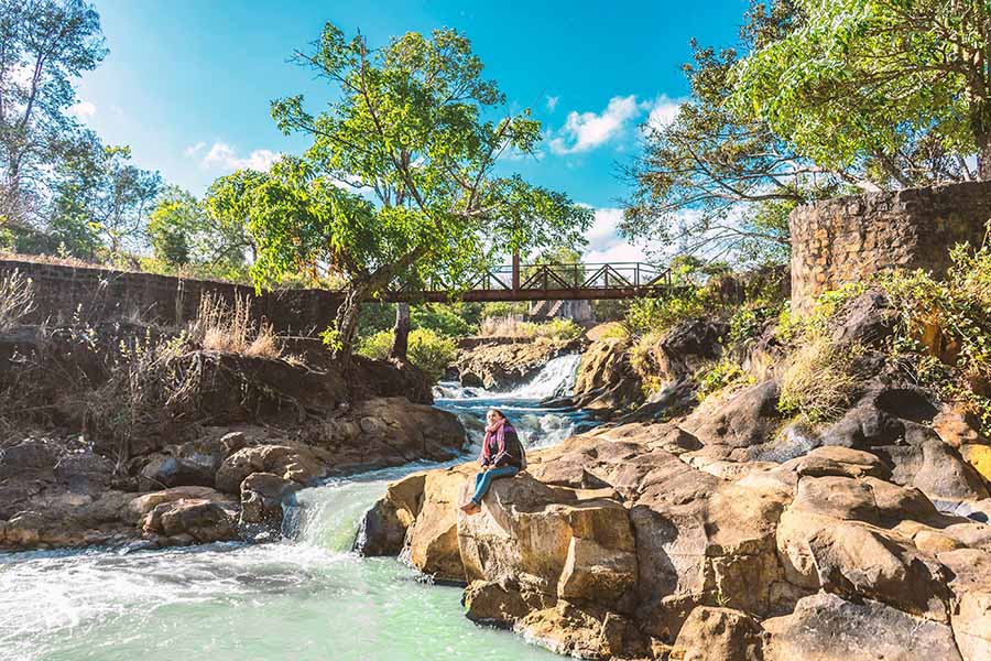 Nét đẹp nguyên sơ của suối Thác Ba. Ảnh: Phạm Quý