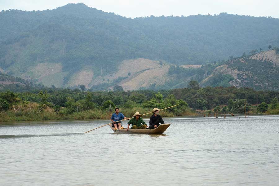  Sông Sê San-đoạn chảy qua huyện Ia Grai. Ảnh: Phương Linh