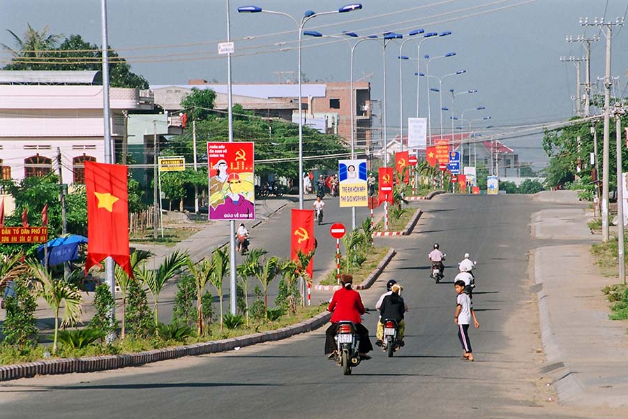Thị trấn Phú Túc, huyện Krông Pa. Ảnh: Đức Thụy