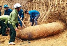 Phát hiện quả bom 'khủng' tại huyện biên giới Nghệ An
