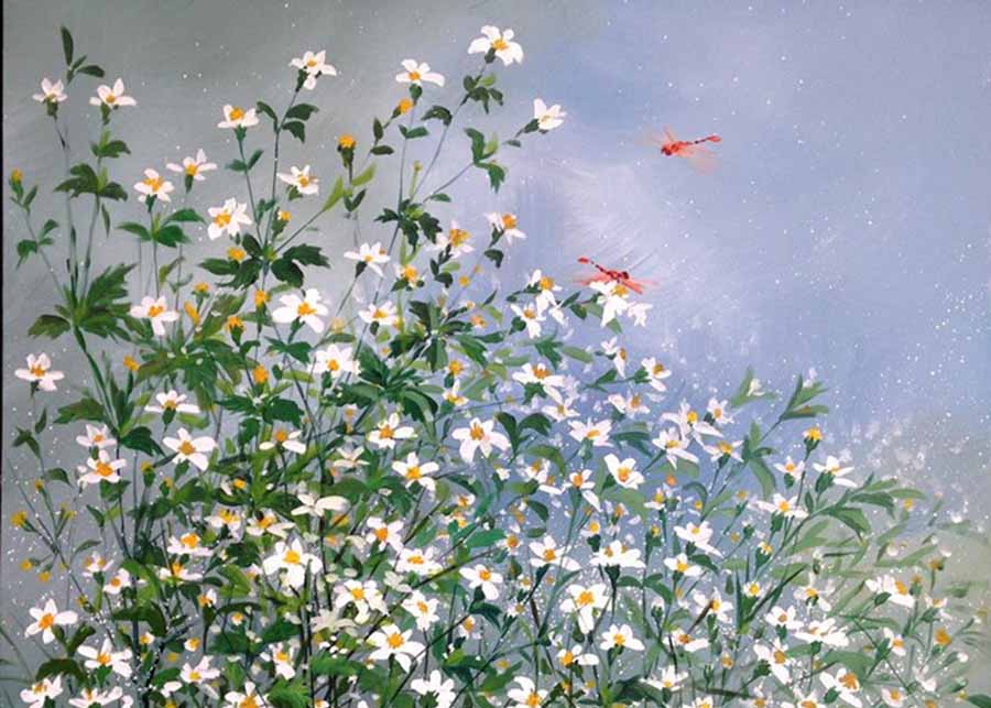 Hãy chiêm ngưỡng vẻ đẹp tuyệt vời của hoa xuyến chi trong hình ảnh này, với những cánh hoa mềm mại và màu sắc tươi sáng, chắc chắn sẽ làm say lòng bạn.
