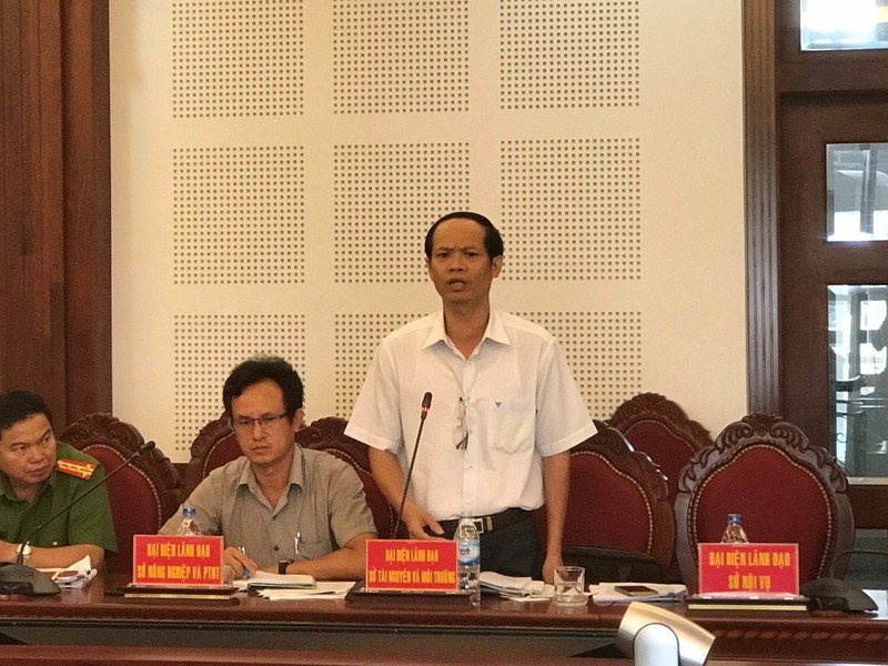 Đại diện Sở Tài nguyên và Môi trường tỉnh Gia Lai giải đáp các vấn đề PV Môi trường và Đô thị Việt Nam nêu.
