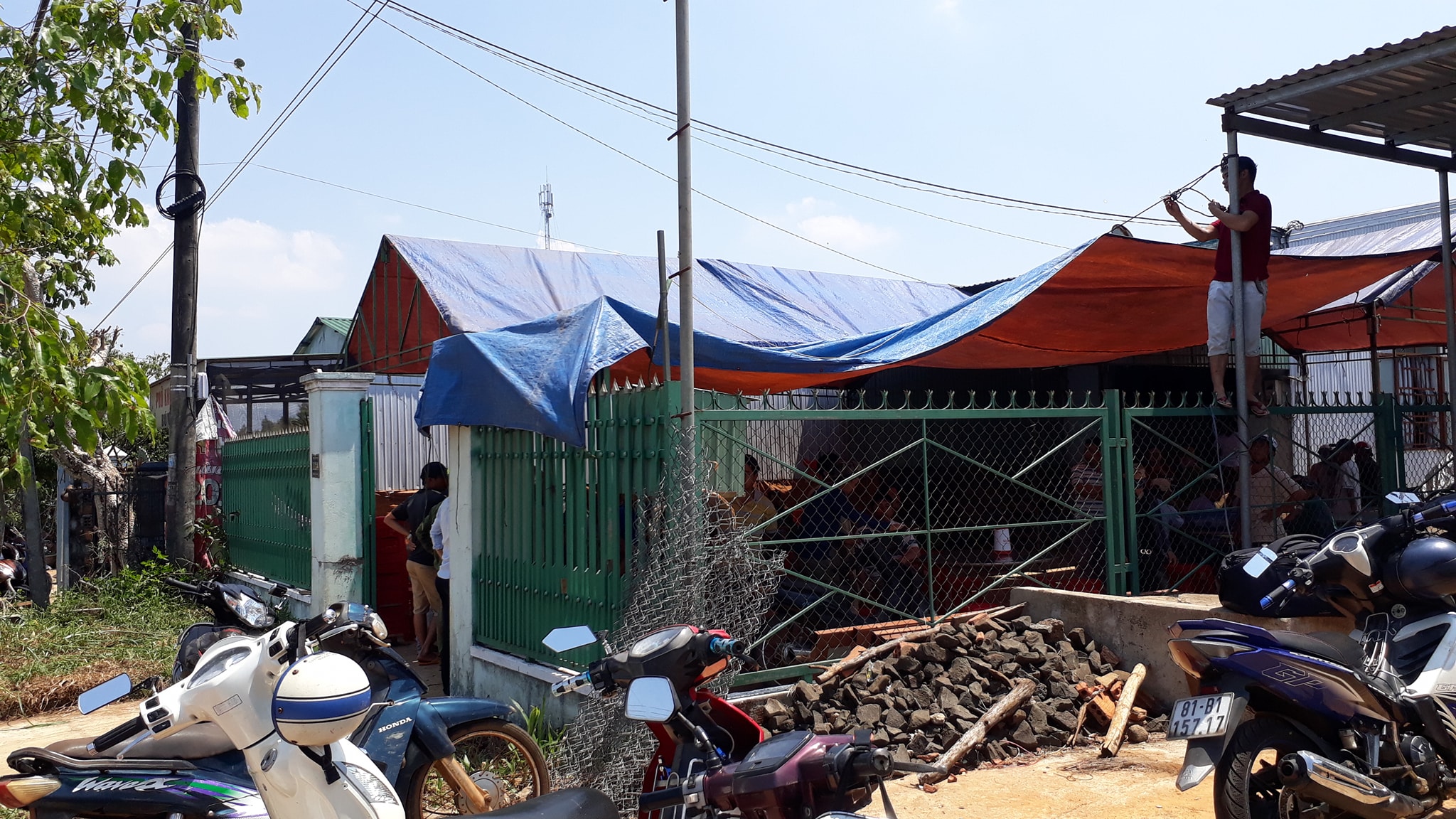 Hiện trường vụ việc (ảnh FB)