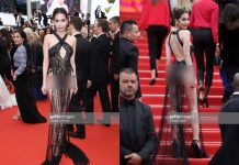 Ngọc Trinh bị chê khoe vòng 3 phản cảm tại Cannes 2019