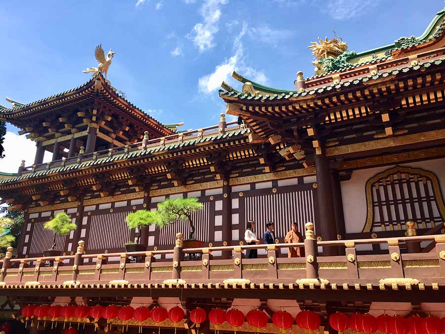 Một quần thể kiến trúc tâm linh uy nghiêm mang màu sắc văn hóa Á Đông vbtt