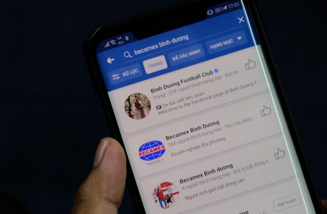Giả giấy tờ tạo Facebook CLB Becamex Bình Dương bán 65 triệu đồng Ảnh 1