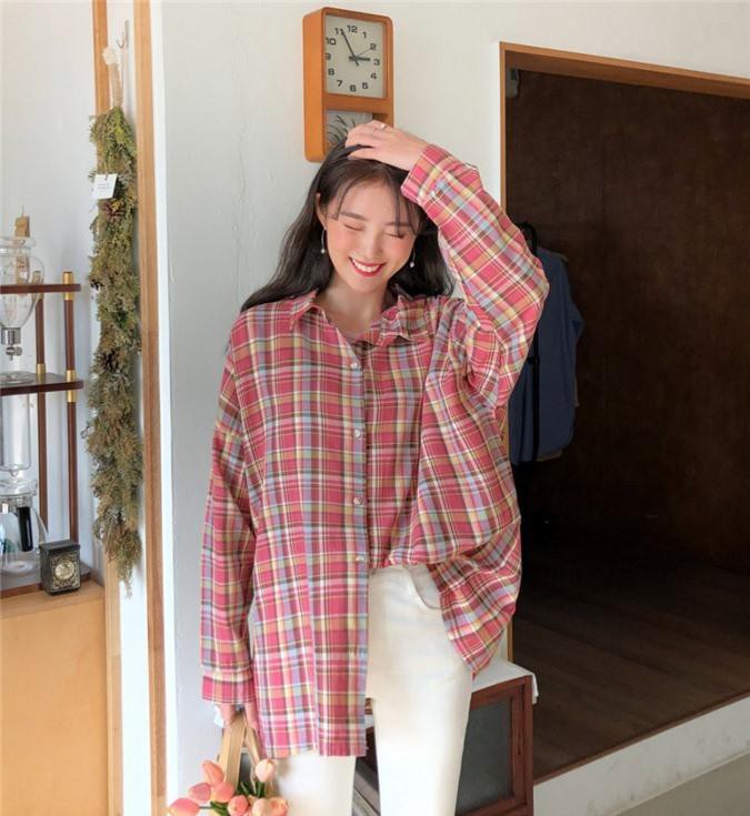 Học gái Hàn mix áo sơ mi sao cho đẹp và chuẩn nhất có thể Ảnh 4