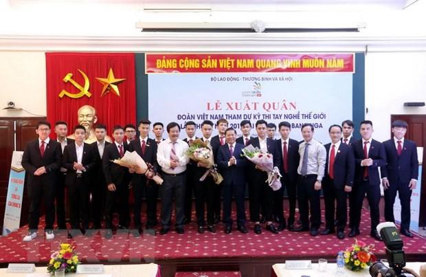 Đoàn Việt Nam quyết tâm 'đổi màu' huy chương tại Kỳ thi tay nghề Ảnh 1