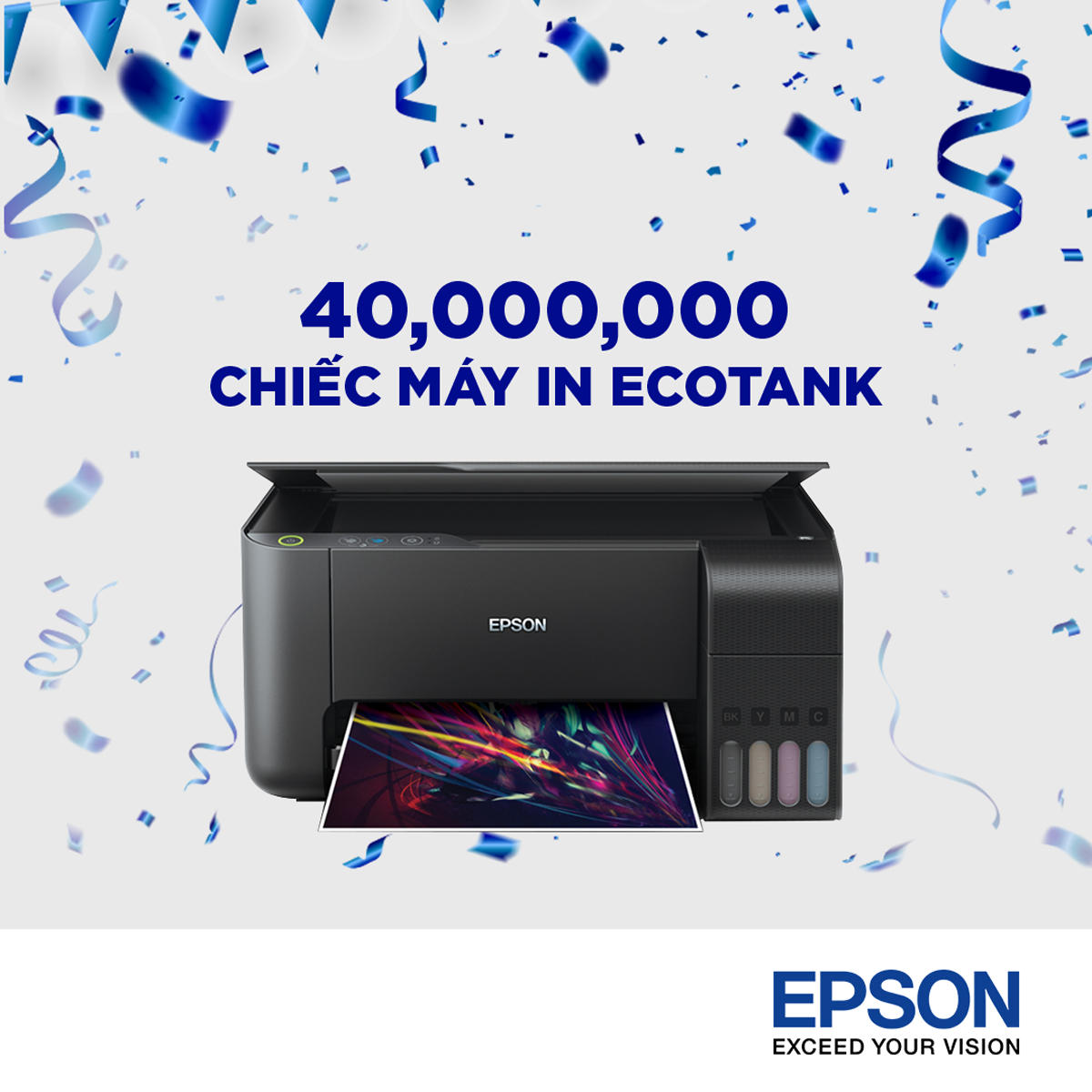 Epson tuyên bố bán được 40 triệu chiếc máy in phun trên toàn cầu, dự kiến bán tiếp hơn 10 triệu chiếc chỉ trong năm 2019