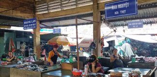  Mô hình thí điểm “Chợ an toàn thực phẩm” vừa được triển khai tại chợ Thắng Lợi (phường Thắng Lợi, TP. Pleiku). Ảnh: N.Y
