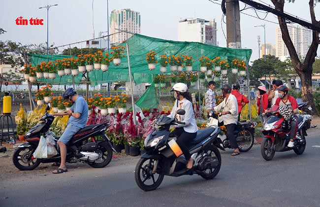 Nhộn nhịp chợ hoa Tết 'trên bến dưới thuyền' đầy sắc màu ở TP Hồ Chí Minh Ảnh 13