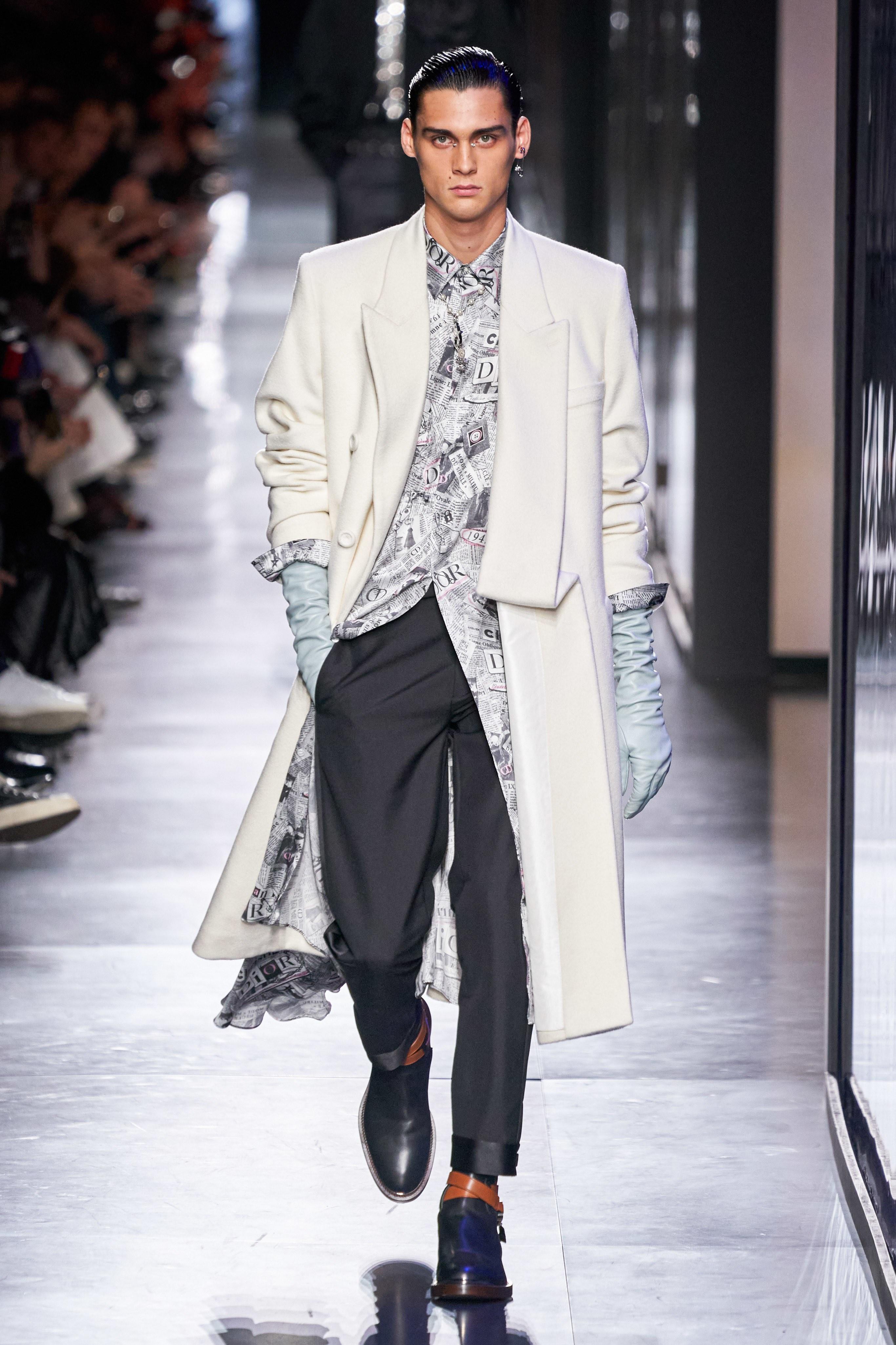 Áo khoác hoa găng tay dài  Dior nâng thời trang nam lên tầm cao mới