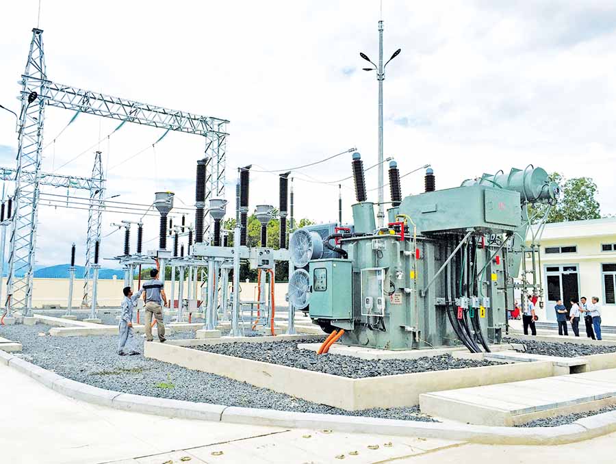  Trạm biến áp 110 KV Krông Pa. Ảnh: T.N