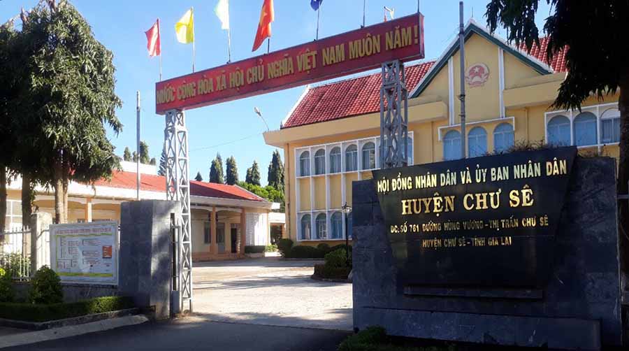 UBND huyện Chư Sê bị Thanh tra tỉnh chỉ ra mắc nhiều sai phạm. Ảnh: Văn Ngọc