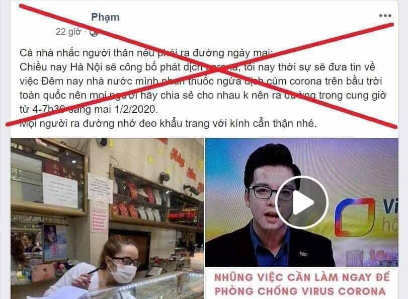 Chị H đã tung tin sai sự thật trên mạng xã hội facebook. Ảnh: Văn Ngọc