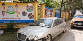 Xe sang Bentley Continental gần 20 tỷ đồng bị 'vứt xó' ở Hà Nội
