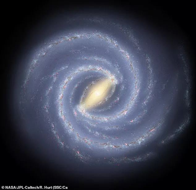 Thiên hà chứa trái đất Milky Way - Ảnh: NASA/JPL-CalTech/R.Hurt