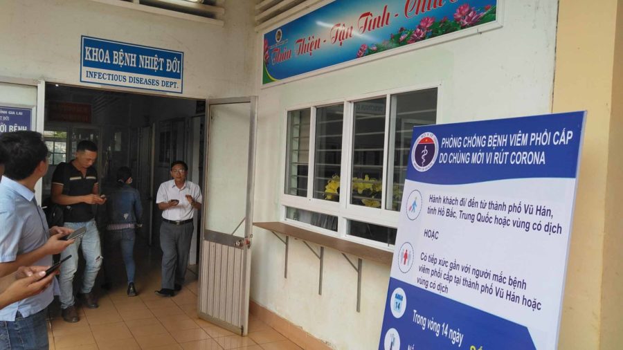 Khu cách ly Khoa Bệnh Nhiệt đới- Bệnh viện Đa khoa tỉnh. Ảnh: Như Nguyện