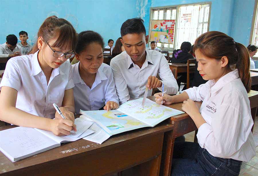  Quyết định lùi thời gian thi THPT Quốc gia 2020 của Bộ Giáo dục và Đào tạo giúp học sinh khối 12 có thêm thời gian để ôn tập. Ảnh: H.T