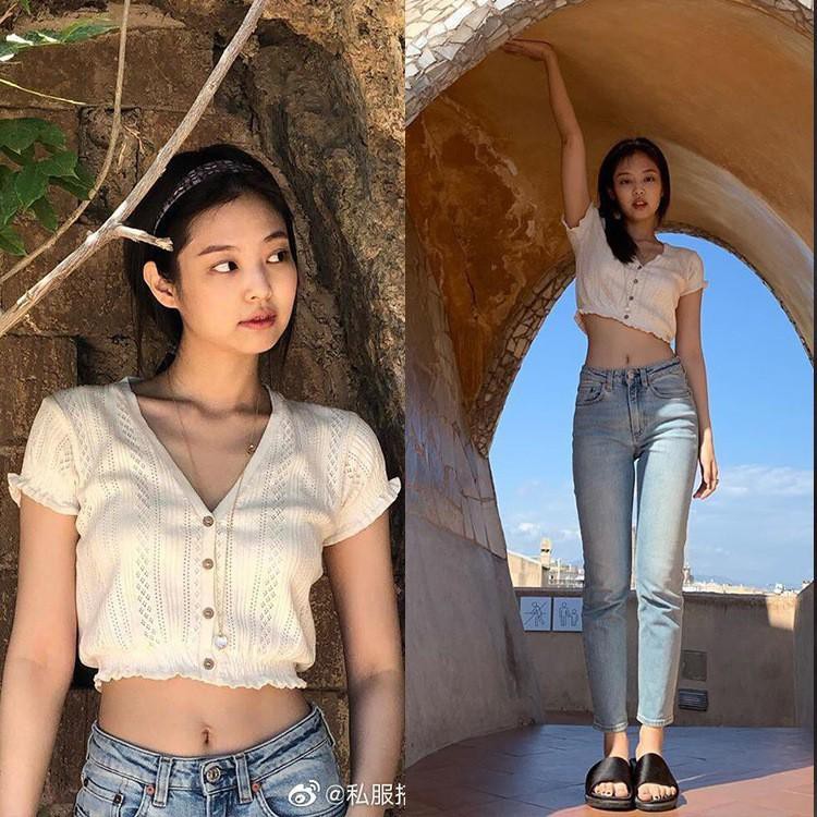 Mix đồ với croptop đơn giản mà đẹp như Jennie (BlackPink) Ảnh 6