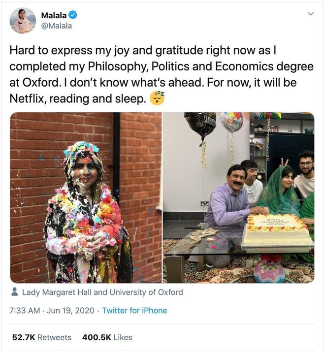 Cô gái bị Taliban bắn vào đầu vừa tốt nghiệp đại học Oxford Ảnh 1