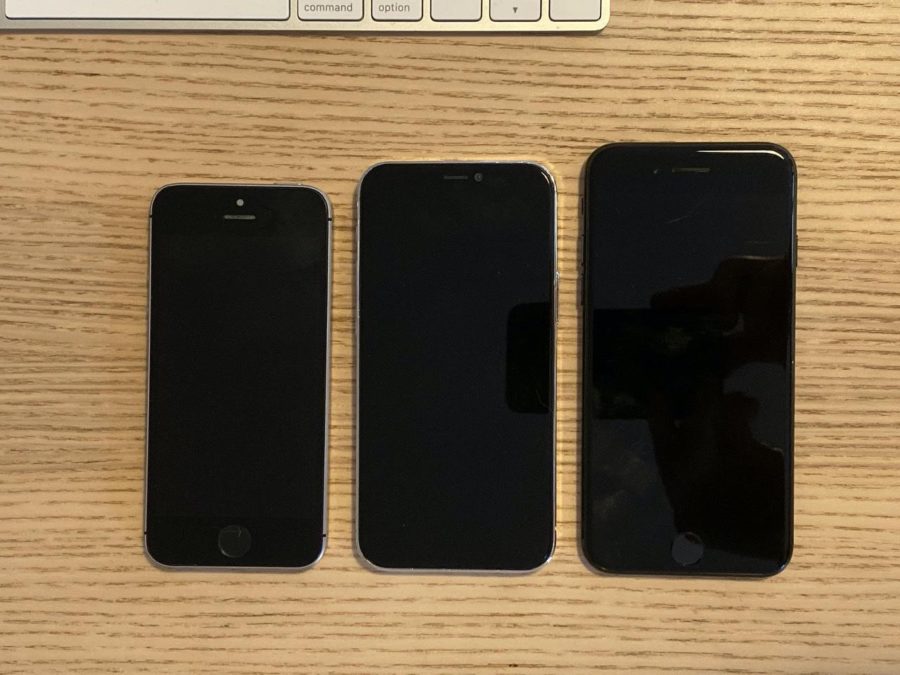 iPhone 12 5.4 inch lần đầu lộ diện, 'khoe dáng' cực ngầu bên iPhone SE và iPhone 7 Ảnh 2