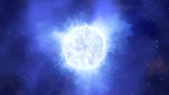 Hình ảnh mô phỏng minh họa về một ngôi sao sẽ trông như thế nào trước khi chết - Ảnh: ESO / L. CALÇADA