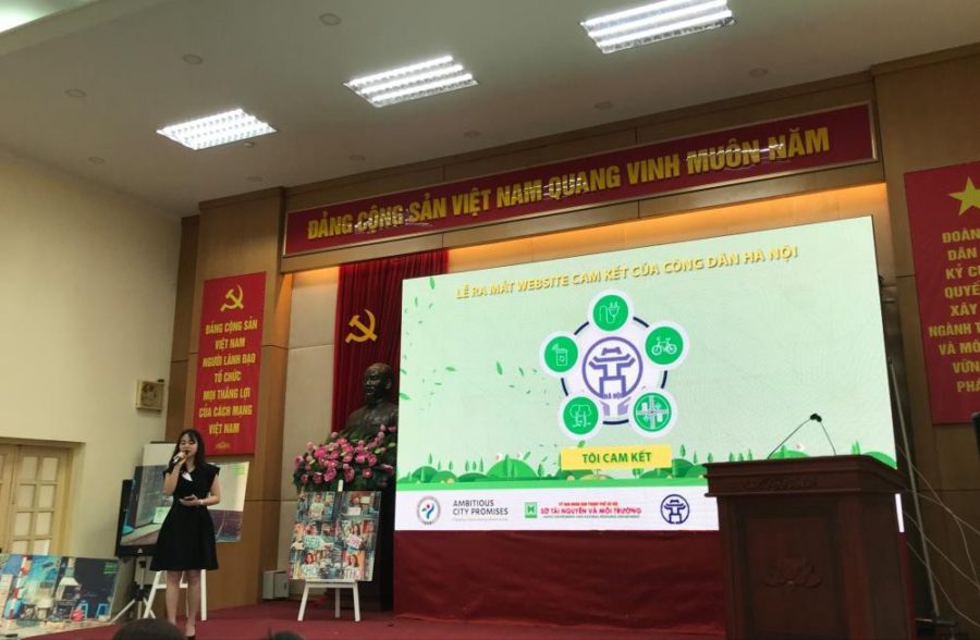 Hà Nội ra mắt website cam kết hành động giảm thiểu ô nhiễm Ảnh 1