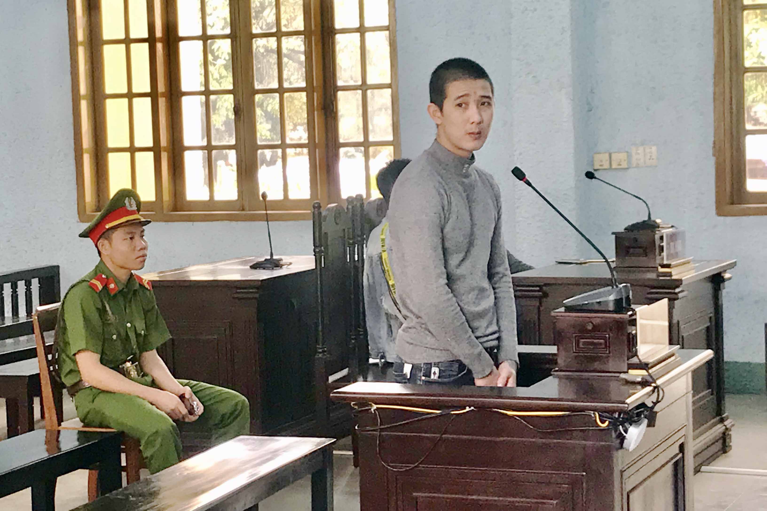 Bị cáo Nguyễn Quốc Hải tại phiên tòa.Ảnh: R'Ô Hok