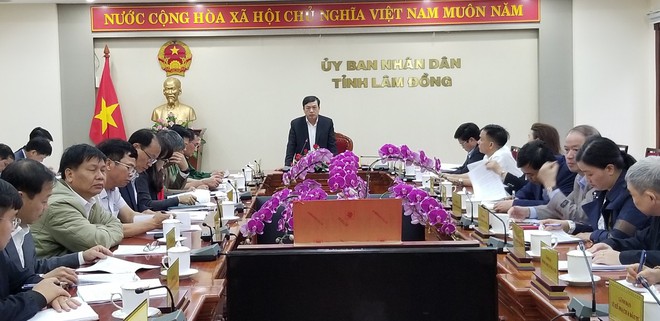 Tỉnh Lâm Đồng họp Ban chỉ đạo phòng chống dịch Covid-19 /// Ảnh: Lâm Viên