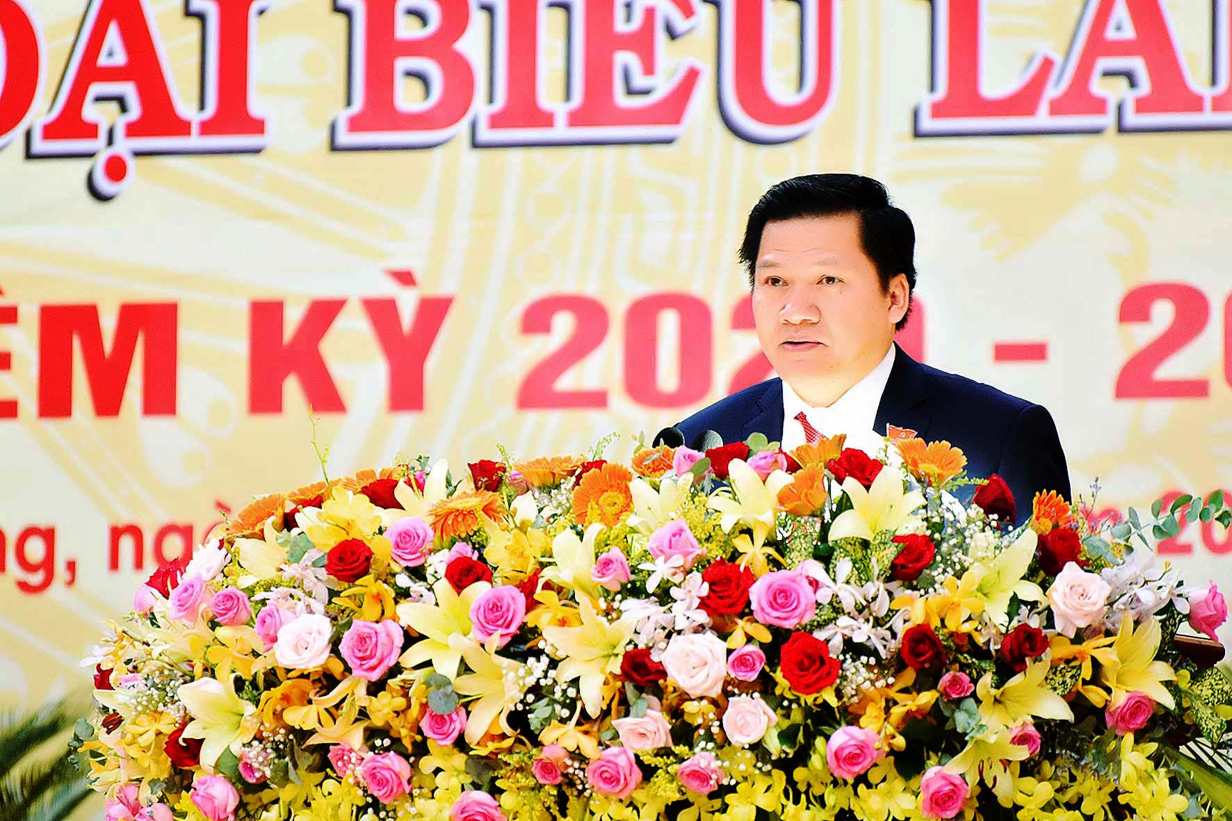 Ông Trương Văn Đạt Tỉnh Ủy viên Bí thư huyện Kbang. Ảnh: Đức Thụy 