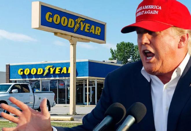 Tổng thống Trump kêu gọi tẩy chay hãng lốp ôtô Goodyear Ảnh 1