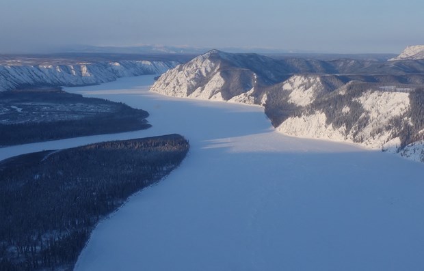 Sông Yukon ở Bắc Mỹ. (Ảnh: UAF)