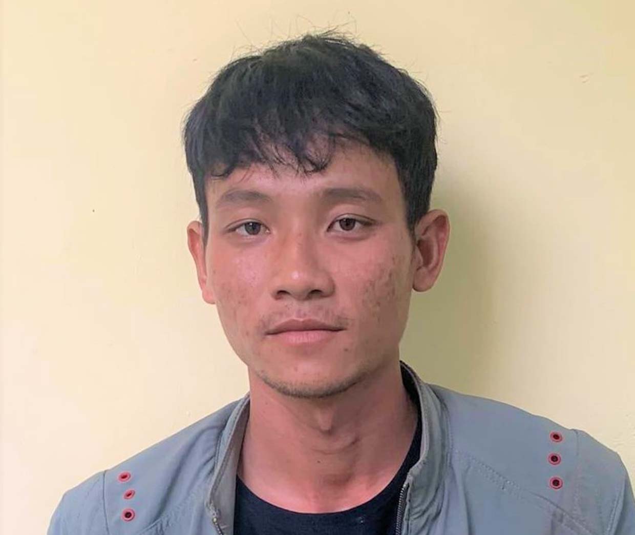  Đối tượng Nguyễn Văn Công tại cơ quan Công an. Ảnh: Cúc Phương