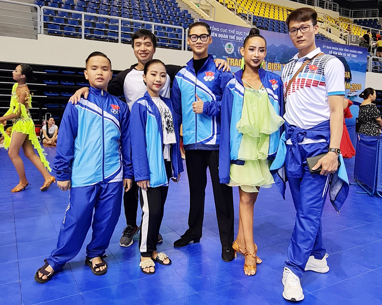  Đội tuyển Dancesport Gia Lai tham gia tại Giải vô địch trẻ, thiếu niên quốc gia và Cúp khiêu vũ thể thao mở rộng toàn quốc 2020. Ảnh: Hà Phương