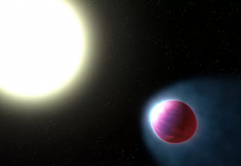 Ảnh đồ họa mô tả hành tinh đặc biệt cách chúng ta 850 năm ánh sáng - Ảnh: NASA