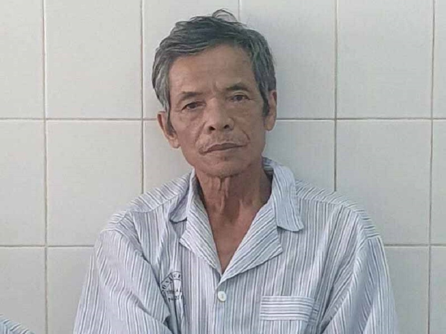 Đối tượng Lưu Tấn Thành bị bắt giữ tại Bệnh viện Đa khoa tỉnh Gia Lai. Ảnh: Văn Ngọc 1