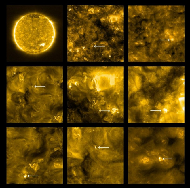 Ảnh tổ hợp về mặt trời  NASA