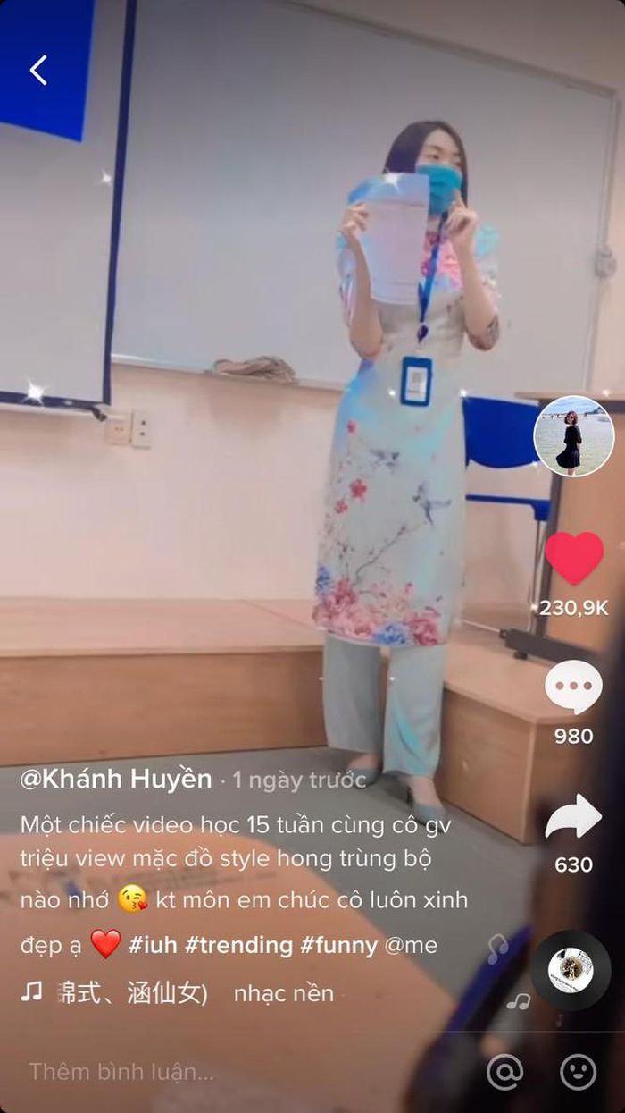 Nữ giảng viên gây sốt với màn 'lên đồ' đi dạy ấn tượng: 15 tuần không trùng bộ đồ nào Ảnh 3