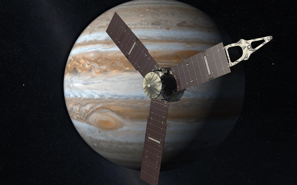 Juno sẽ lao vào sao Mộc khi kết thúc sứ mệnh của nó vào tháng 7-2021. Ảnh: NASA / JPL-Caltech. 