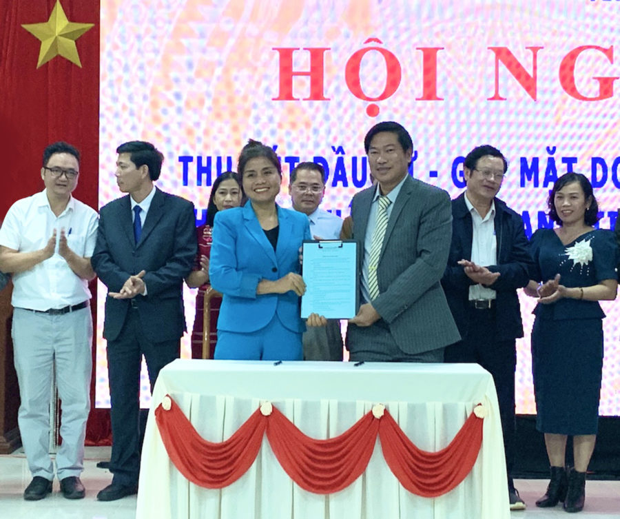 Công ty cổ Quản lý, Đầu tư và Phát triển bất động sản Arichland triển khai đầu tư dự án Trung tâm thương mại tại huyện Mang Yang. Ảnh: Hà Duy 2