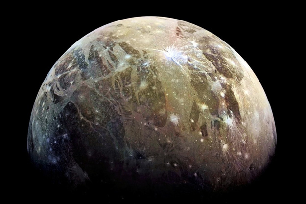 Mặt trăng Ganymede - Ảnh: NASA