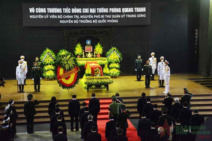 Tổ chức trọng thể Lễ tang Đại tướng Phùng Quang Thanh
