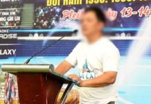 Ông Tôn Thất Phú trong lễ khai mạc giải Tennis năm 2019. Ảnh: Lê Anh