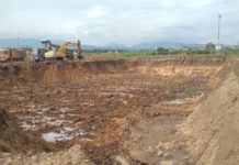  Hiện trường vụ khai thác đất trái phép của Công ty Xuân Hương tại xã Ia Tul, huyện Ia Pa. Ảnh: Lê Anh  