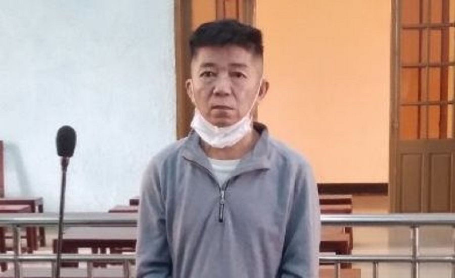 Bị cáo Huỳnh Hồng Anh tại phiên tòa xét xử 1