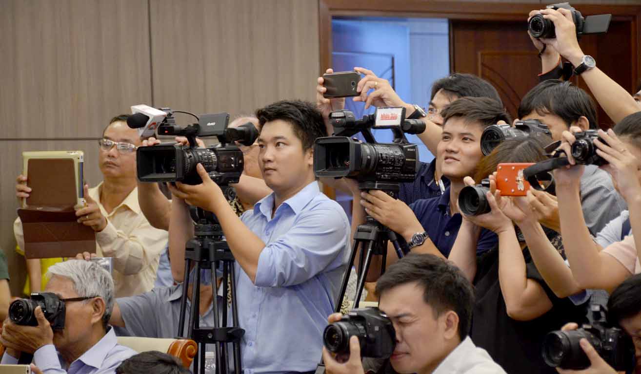 Đội ngũ người làm báo đã có những đóng góp quan trọng vào sự phát triển chung của tỉnh. Ảnh: Đức Thụy
